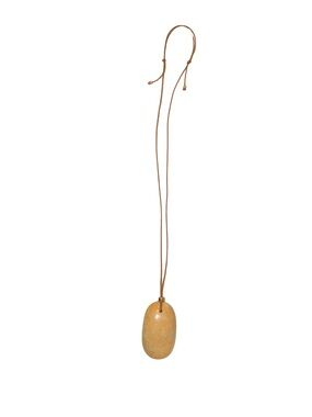 Huge unique vintage Amber Pendant Necklace in Honey Brown w/14kt gold